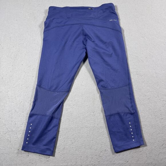Nike Dri-FIT Running Tights Womens Small Athletic‎ Pants Reflective 872066-508 - Picture 10 of 12